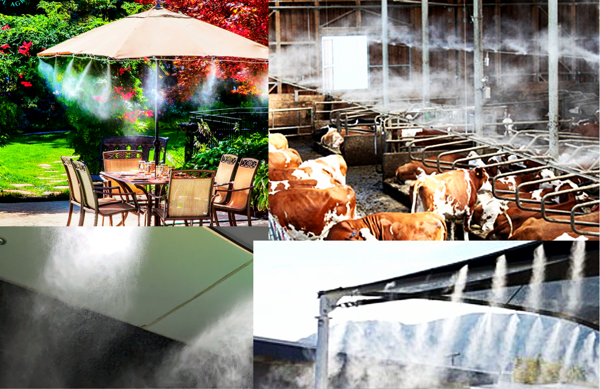 fogger misting cooling kit