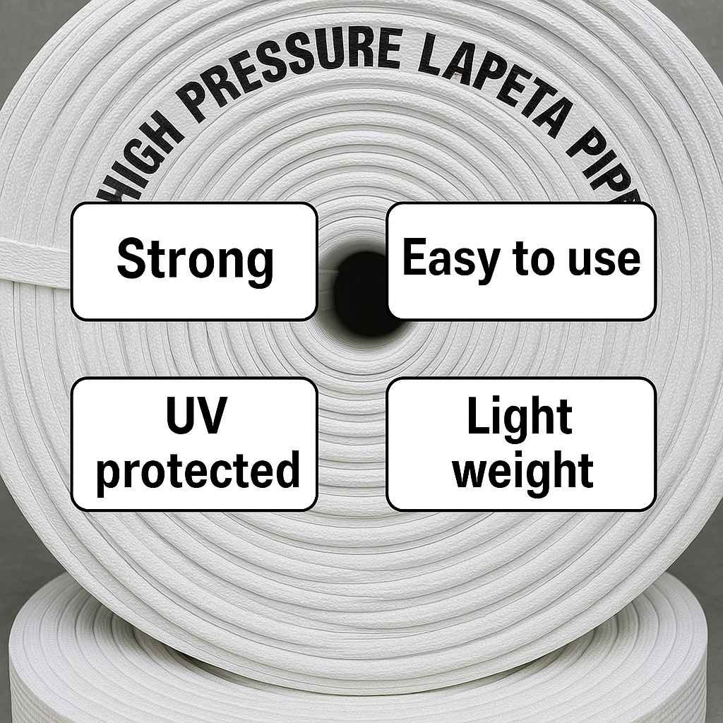 40 MM HOSE PIPE 200 FT LENGTH thumbnail