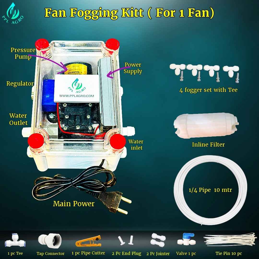 Fan Fogger Kitt For 1 Fan 3 fogger with regulator thumbnail